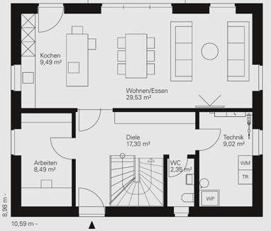 Einfamilienhaus zum Kauf 7 Zimmer 133,2 m² 700 m² Grundstück Friedland Friedland 37133