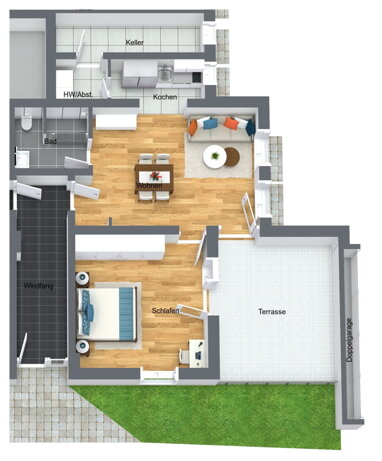 Wohnung zum Kauf Provisionsfrei 247.000 € 2 Zimmer 62,7 m² Erdgeschoss Zapfendorf Zapfendorf 96199