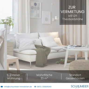 Wohnung zur Miete 450 € 1 Zimmer 33 m² 2. Geschoss Geisenhausen Geisenhausen 84144