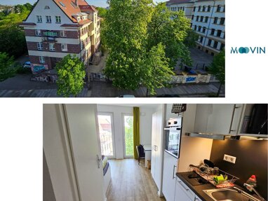 Apartment zur Miete 492,54 € 1 Zimmer 20,8 m² 5. Geschoss Täubchenweg 53 Reudnitz-Thonberg Leipzig 04317
