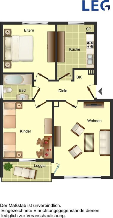 Wohnung zur Miete 619 € 3 Zimmer 70 m² 1. Geschoss Katternberger Straße 263 Katternberg - Stübchen Solingen 42655