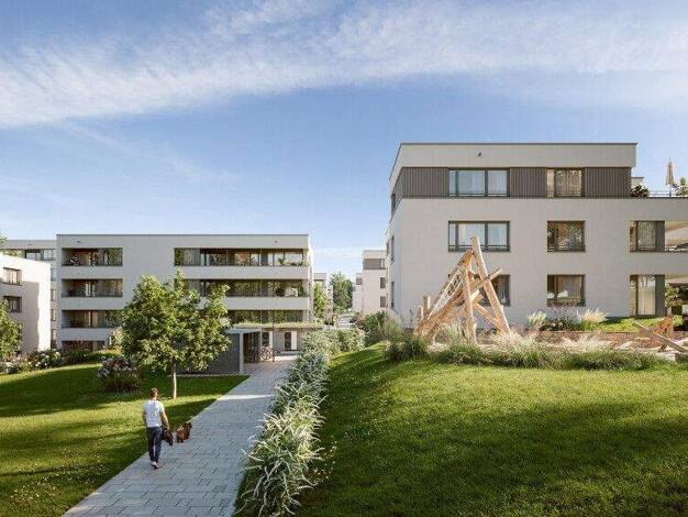 Wohnung zum Kauf - Neubau 310.500 € 2 Zimmer 45,1 m² Gämsenbergstraße 4-12 Mitte Ludwigsburg 71640