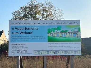 Grundstück zum Kauf 55.000 € 2.063 m² Grundstück Baugenehmigung vorhanden Eisenbahnstraße 25 Coswig Coswig (Anhalt) 06869