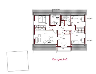 Wohnung zur Miete 750 € 5 Zimmer 96 m² 2. Geschoss Amtenbrinksweg 13a Gütersloh Gütersloh 33332