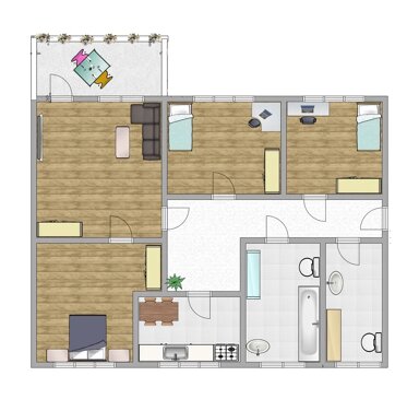 Wohnung zum Kauf provisionsfrei 113.280 € 4 Zimmer 77 m² frei ab sofort Am Alten Bahnhof 20 Rheidt-Hüchelhoven Bergheim 50129