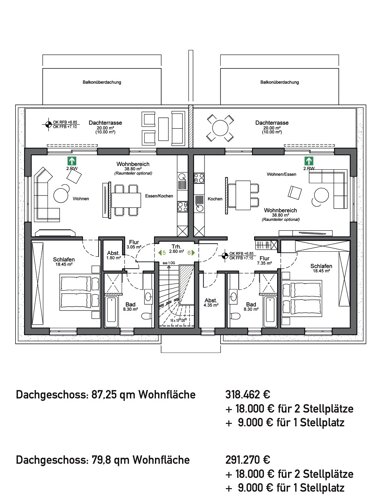 Wohnung zum Kauf 292.270 € 3 Zimmer 79,8 m² 1. Geschoss Dreihausen Ebsdorfergrund 35085