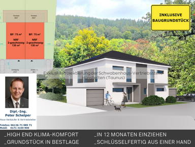 Doppelhaushälfte zum Kauf provisionsfrei 490.000 € 5 Zimmer 125 m² 340 m² Grundstück Arnoldshain Schmitten 61389