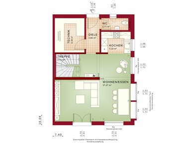 Einfamilienhaus zum Kauf 678.100 € 5 Zimmer 125 m² 305 m² Grundstück Eichenstraße 1 Weissach Weissach 71287