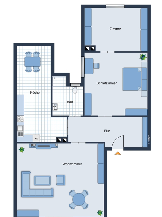 Wohnung zur Miete 465 € 3 Zimmer 62 m²<br/>Wohnfläche 01.08.2024<br/>Verfügbarkeit Innenstadt Coburg 96450