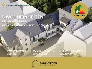 Wohnung zum Kauf 266.800 € 3 Zimmer 62,4 m² 1. Geschoss Allmannsweier Schwanau 77963