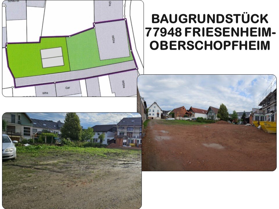 Grundstück zum Kauf Provisionsfrei 148.000 € 488 m²<br/>Grundstück Oberschopfheim Friesenheim 77948