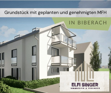 Grundstück zum Kauf 450.000 € 617 m² Grundstück Franzfeldweg Kernstadt Biberach an der Riß 88400