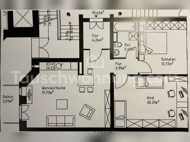 Wohnung zur Miete 700 € 3 Zimmer 80 m² Erdgeschoss Gohlis - Mitte Leipzig 04157