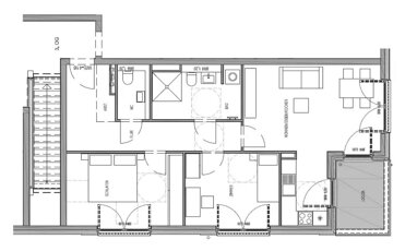 Apartment zur Miete 500 € 3 Zimmer 80 m² 3. Geschoss Europaalle 110 Opladen Leverkusen 51379