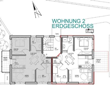 Wohnung zum Kauf 267.000 € 3 Zimmer 61,8 m² 2. Geschoss Hauenstraße Fornsbach Murrhardt / Fornsbach 71540