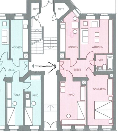 Wohnung zur Miete 490 € 3 Zimmer 65 m² Erdgeschoss Rinckartstraße 7 Altlindenau Leipzig 04177
