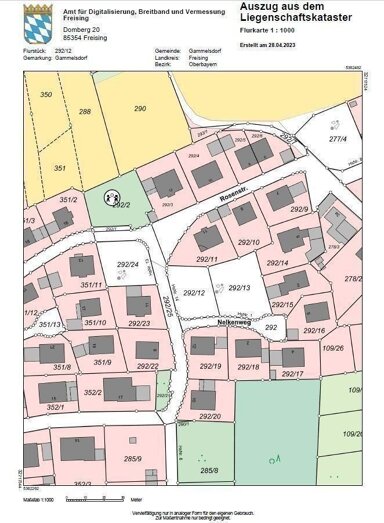 Grundstück zum Kauf 616 m² Grundstück Figurenweg 14 Gammelsdorf Gammelsdorf 85408