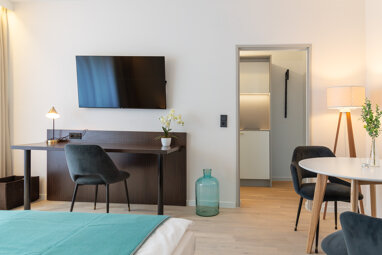 Apartment zur Miete Wohnen auf Zeit 1.400 € 1 Zimmer 26 m² frei ab sofort Spessartring 53-59 Mathildenhöhe Darmstadt 64287