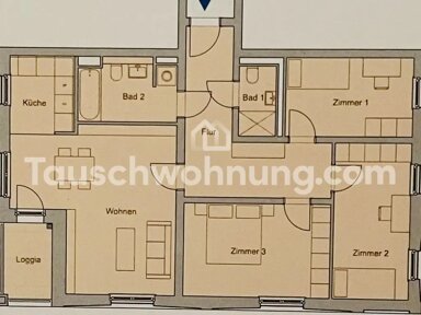 Wohnung zur Miete Tauschwohnung 900 € 4 Zimmer 93 m² EG Teltower Vorstadt Potsdam 14473