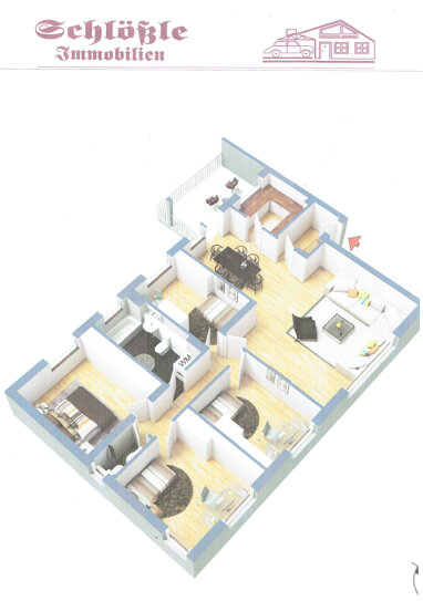 Wohnung zum Kauf 539.000 € 5,5 Zimmer 115 m² 2. Geschoss Pattonville 620 Remseck am Neckar 71686
