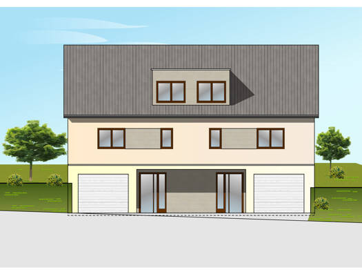 Doppelhaushälfte zum Kauf - Erstbezug provisionsfrei 579.000 € 5,5 Zimmer 142 m² 320 m² Grundstück Schulweg 6/2 Weißbach 74679