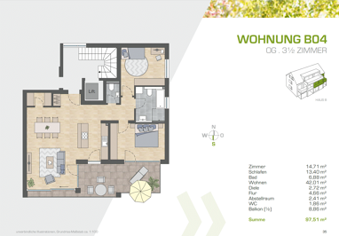 Wohnung zur Miete 1.320 € 3,5 Zimmer 98 m² 1. Geschoss frei ab 01.11.2024 Neufrach Salem 88682