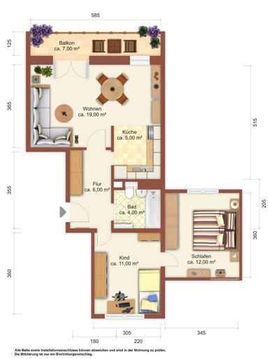 Wohnung zur Miete 323 € 3 Zimmer 62 m² 2. Geschoss Prof.-Wagenfeld-Ring 9 Weißwasser/O.L. 02943