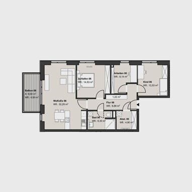 Wohnung zum Kauf Provisionsfrei 448.800 € 3,5 Zimmer 93,3 m² 1. Geschoss frei ab sofort Horneburg 21640
