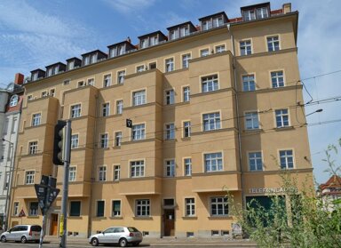 Wohnung zur Miete 408 € 1 Zimmer 24,9 m² 4. Geschoss frei ab 01.05.2025 Wolfgang-Heinze-Straße 4 Connewitz Leipzig 04277