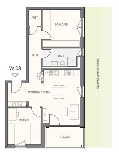 Wohnung zum Kauf Provisionsfrei 414.500 € 3 Zimmer 74,5 m² 1. Geschoss Herrischried Herrischried 79737