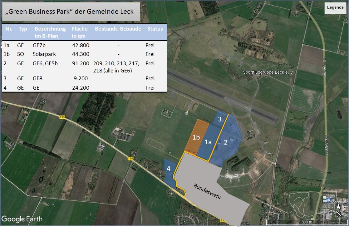 Gewerbepark zum Kauf provisionsfrei 30 € 211.700 m²<br/>Grundstück Klixbüller Chaussee Leck Leck 25917