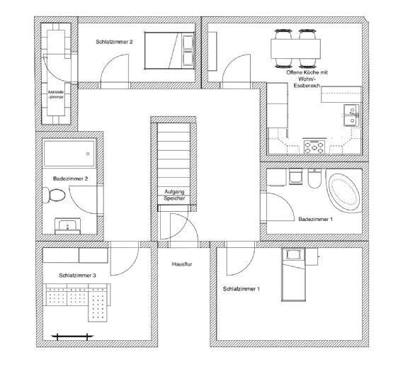 Wohnung zum Kauf 149.000 € 4 Zimmer 125 m²<br/>Wohnfläche 2.<br/>Geschoss Kippdorfstraße 31 Kremenholl Remscheid 42857