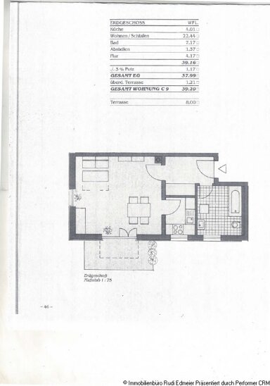 Wohnung zum Kauf provisionsfrei 149.000 € 1 Zimmer 40 m² Mettenerstr. Deggendorf Deggendorf 94469