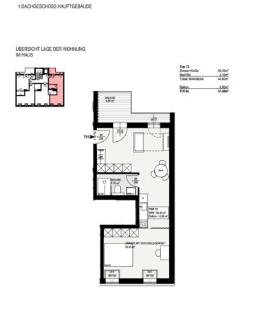 Wohnung zum Kauf 278.000 € 2 Zimmer 44,6 m² Wien 1100