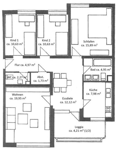 Wohnung zur Miete 1.895 € 4 Zimmer 95,3 m² EG Haar Haar 85540