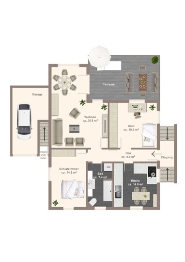 Einfamilienhaus zum Kauf Provisionsfrei 479.500 € 3 Zimmer 110 m² 1.250 m² Grundstück Schöneiche bei Berlin 15566
