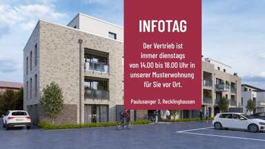 Wohnung zum Kauf provisionsfrei 365.000 € 3 Zimmer 81,6 m² Paulusanger 3 Paulusviertel Recklinghausen 45657