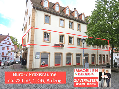 Praxisfläche zur Miete Provisionsfrei 2.200 € 10 Zimmer 220 m² Bürofläche Rathausplatz 1 Ottweiler Ottweiler 66564
