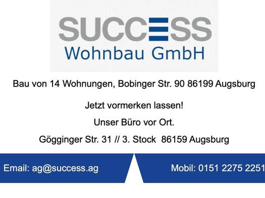 Neubauprojekt zum Kauf Bobinger Str. 90 Augsburg 86199