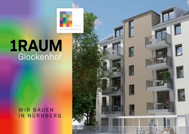 Studio zum Kauf provisionsfrei als Kapitalanlage geeignet 183.890 € 1 Zimmer 19,1 m² Glockenhofstraße 45 Glockenhof Nürnberg 90478