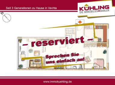 Wohnung zum Kauf 139.000 € 2 Zimmer 68 m² Erdgeschoss Stadtkern Vechta 49377