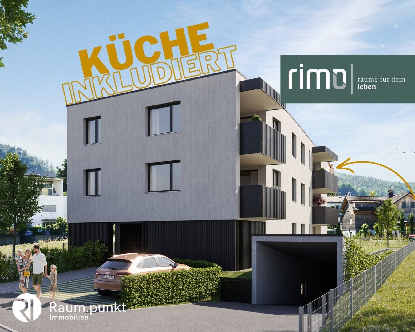 Wohnung zum Kauf 599.000 € 3 Zimmer 78,7 m²<br/>Wohnfläche 2.<br/>Geschoss Appenzeller Straße 17 Götzis 6840