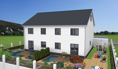 Doppelhaushälfte zum Kauf 409.385 € 5 Zimmer 157 m² 405 m² Grundstück Großdeuben Böhlen 04564