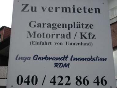 Garage zur Miete Provisionsfrei 55 € Bramfeld Hamburg 22177