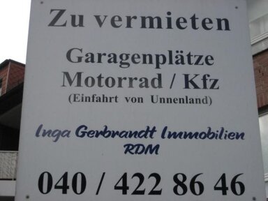 Garage zur Miete provisionsfrei 55 € Bramfeld Hamburg 22177