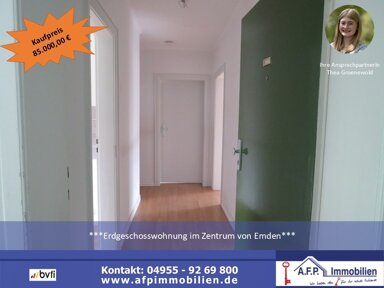 Wohnung zum Kauf provisionsfrei 85.000 € 2 Zimmer 45 m² frei ab sofort Barenburg Emden 26721