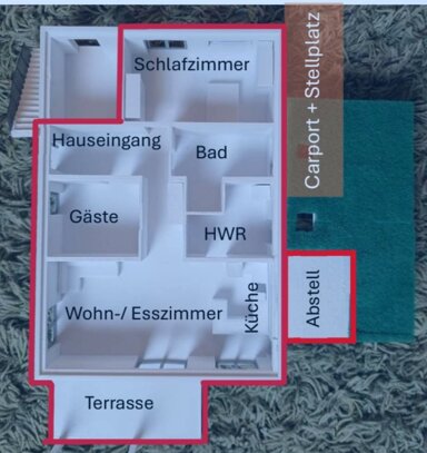 Terrassenwohnung zur Miete 1.370 € 3,5 Zimmer 102 m² EG frei ab sofort Schweinheim Aschaffenburg 63743