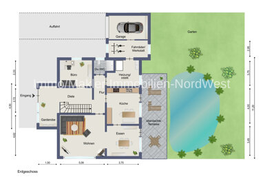 Einfamilienhaus zum Kauf 495.000 € 10 Zimmer 177 m² 751 m² Grundstück Hohenkirchen Tettens - Wangerland 26434