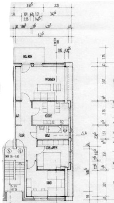 Wohnung zur Miete 590 € 3 Zimmer 80 m² 2. Geschoss Marienstraße 25 Lünen - Nord Lünen 44534