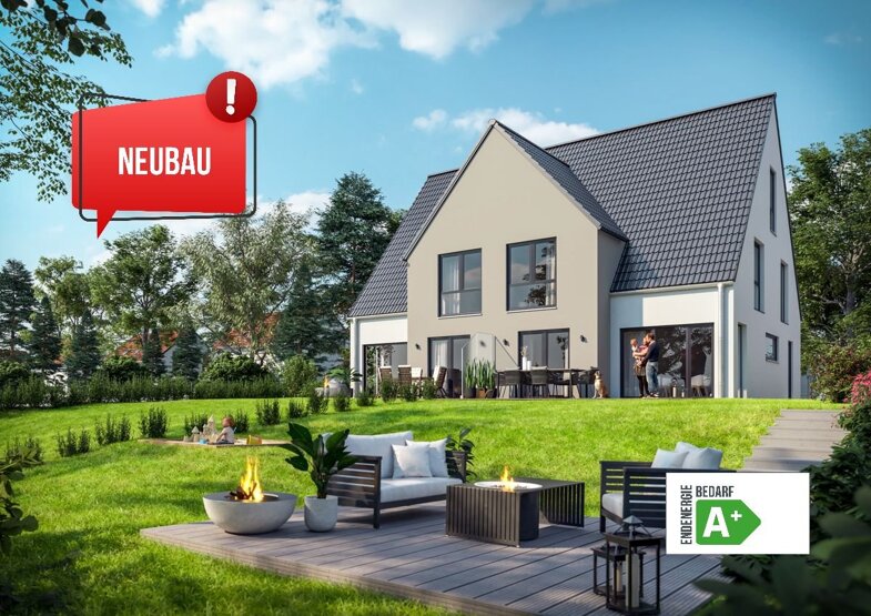 Doppelhaushälfte zum Kauf 696.483 € 4 Zimmer 117 m² 477 m² Grundstück Rederzhausen Friedberg / Rederzhausen 86316